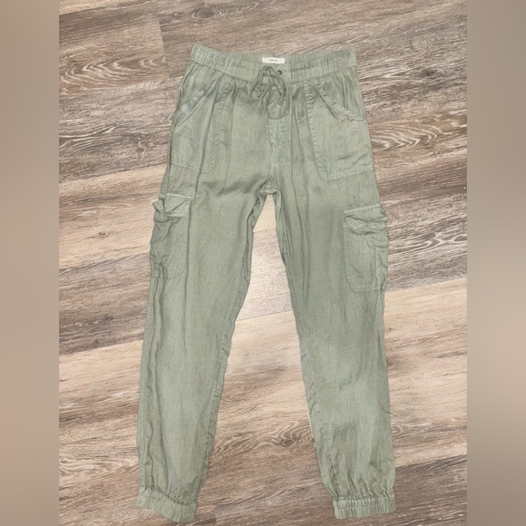 Sage Green Cargo Pants - Picture 2 of 4